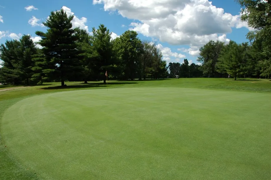 view of hole on Golf course 