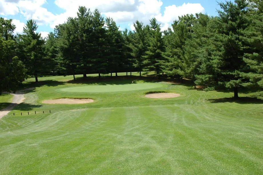 View of golf course fairway